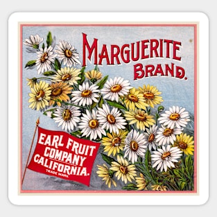 Marguerite Brand Crate label, circa 1890 - 1906 Sticker